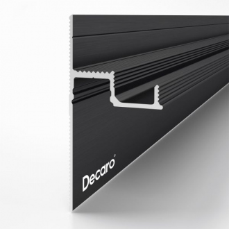 Теневой профиль D001А,анодированный черный