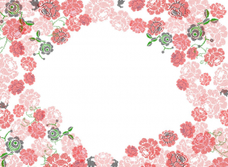 Фотообои Stitched roses 360*265