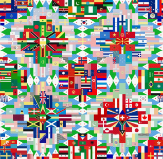 Фотообои United Flags 270*265