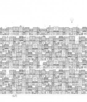 Фотообои Town 225*265