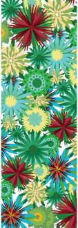 Фотообои Flower power 90*265