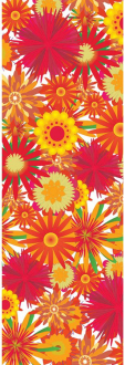 Фотообои Flower power 90*265