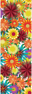 Фотообои Flower power 90*265