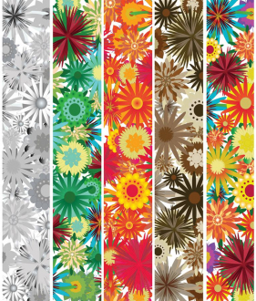 Фотообои Flower power 225*265