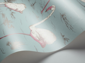 Обои Flamingos