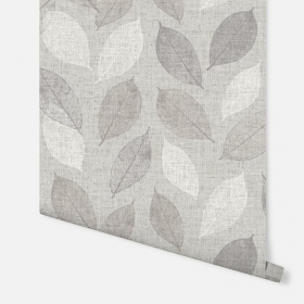 Обои «Leaves Grey»