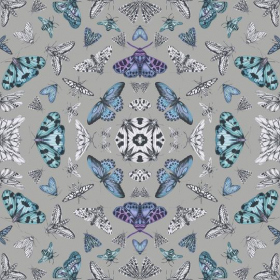 Обои «Encased Glitter Blue»