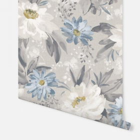 Обои «Painted Dahlia Blue»