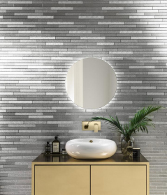 Обои «Foil Slate Silver»