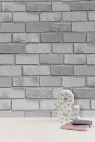 Обои «Diamond Silver Brick»