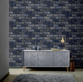 Обои «Metallic Brick»
