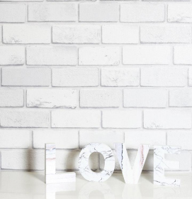 Обои «Diamond White Brick»