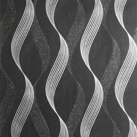 Обои «Luxe Ribbon Black»