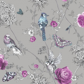 Обои «Paradise Garden Silver»