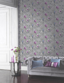Обои «Paradise Garden Silver»