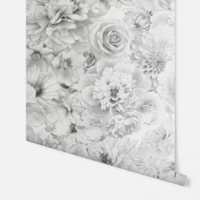 Обои «Glitter Bloom Silverr»