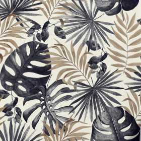 Обои «Jungle Wall Black & Gold»
