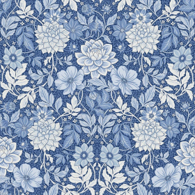 Обои «Blue & White»