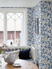 Обои «Blue & White»