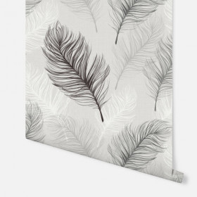 Обои «Feathers Grey»