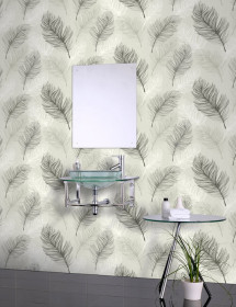 Обои «Feathers Grey»