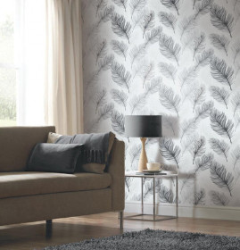 Обои «Feathers Grey»