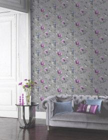 Обои «Paradise Garden Silver»