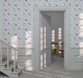 Обои «Paradise Garden Silver»