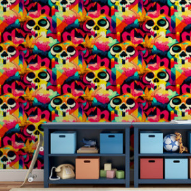 Обои «Skull Graffitil»